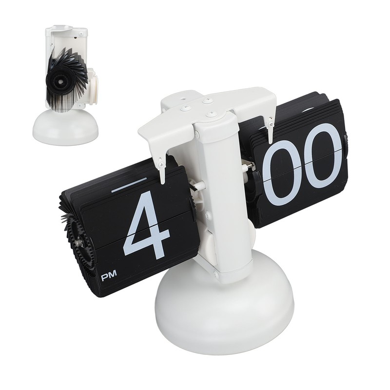 European Style Retro Digital Flip Down Clock 304 Stainless Steel