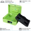 KYODOLED Cash Box with Combination Lock,Safe Metal Box for Money,Storage