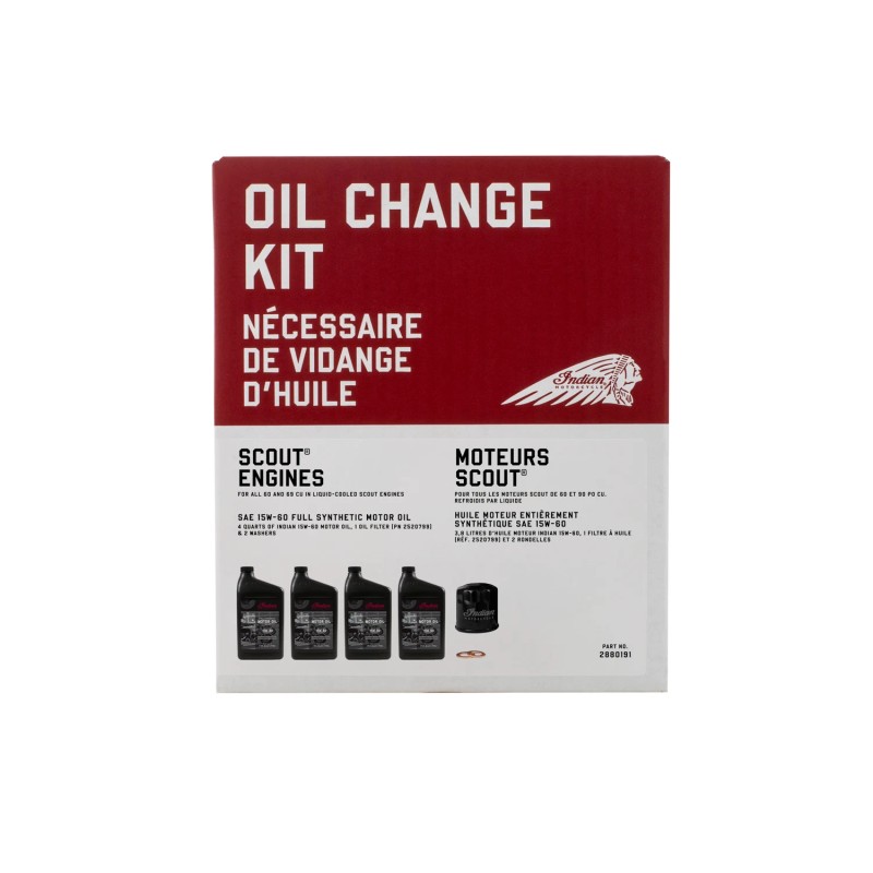 Indian Motorcycle OEM Scout Oil Change Kit | 2880191
