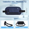 2PCS Cinturón de Viaje Antirrobo con Protección RFID,Soporte para Pasaporte,