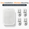 QILIPSU Waterproof Junction Box IP67 Outdoor Plastic Electrical Project Enclosure