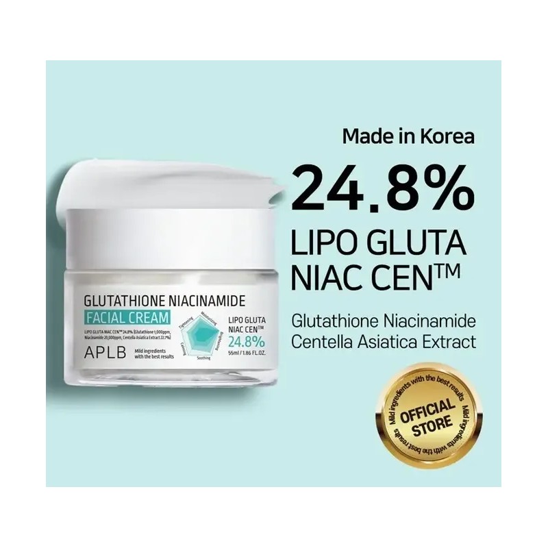 Crema Coreana Glutation Niacinamida Antimanchas Acné Arrugas