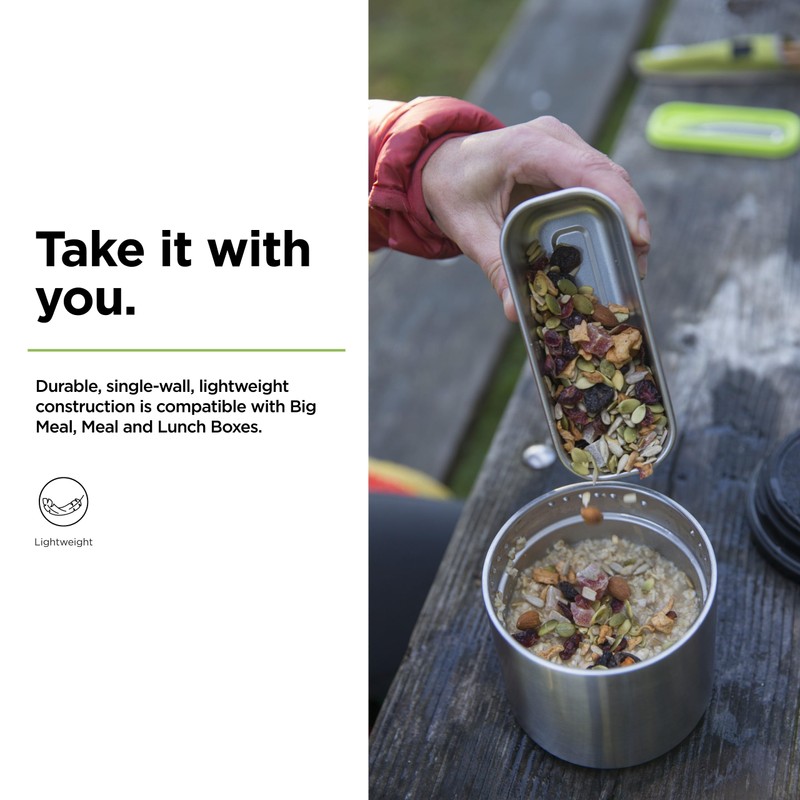 Klean Kanteen Rise Snack Box 1010619 Stainless Steel Leak-Proof Lunch