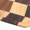 Grid Pattern Wood Plate Fruit Dishes Holder Tea Tray Dessert