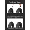 ACECYCLE Tubeless Tyre Repair Kit, Portable Bicycle Tyre Tool with