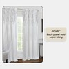 Achim Home Furnishings Willow Rod Pocket Window Curtain Panel White
