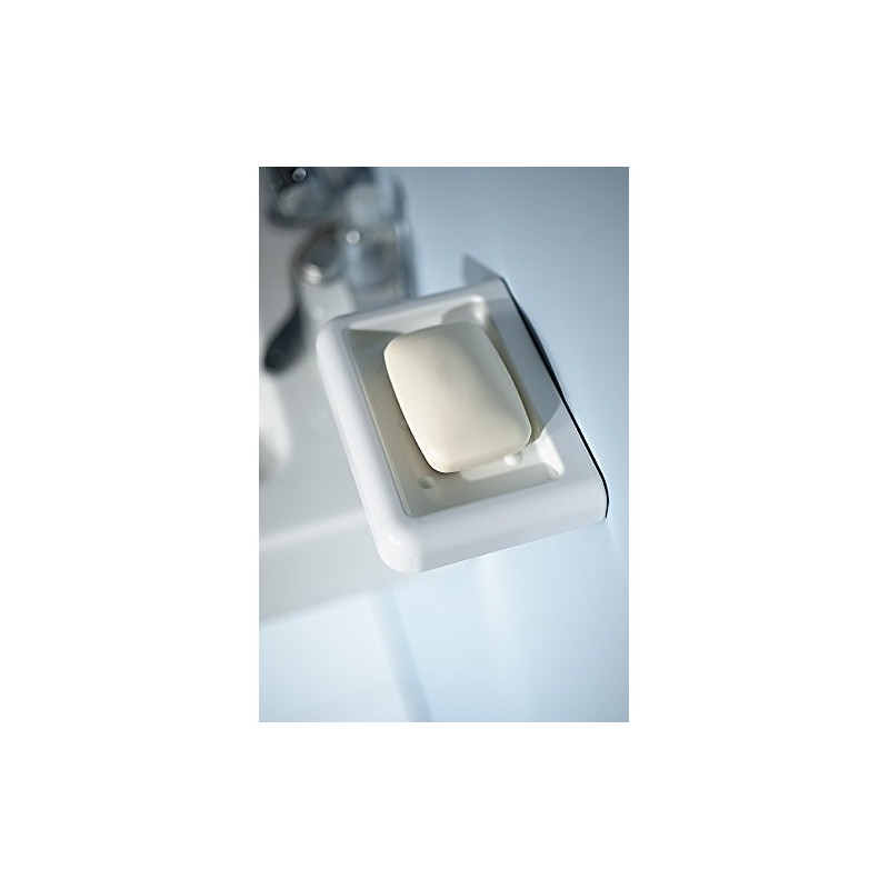 Haceka Soap Holder Yoly, Stainless-Steel Silver, 15 x 15 x
