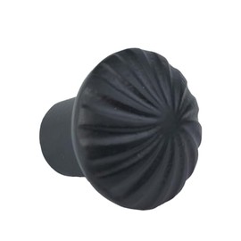 Woodbury Lane Rustic Cast Iron Step Knob– Pack of 10 | 3-3/4" Black Cabinet Knobs | Vintage Drawer Knobs | Heavy-Duty Cupboard Knobs for Kitchen, Dresser, Wardrobe, Closet, Furniture, Doors & Drawers
