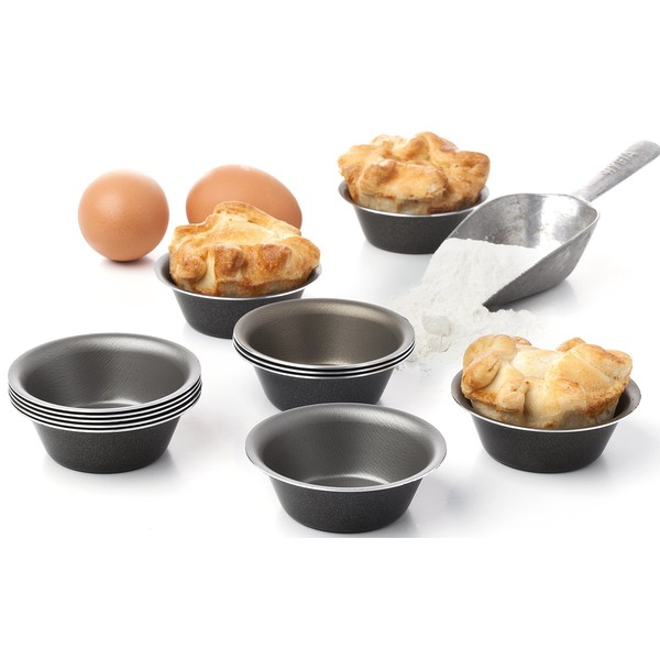 Maxi Nature Pack of 12 Mini Pie Muffin Cupcake Pans
