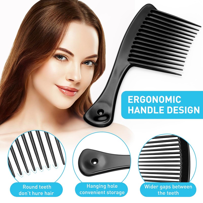 HDAJY Wide Tooth Comb, Large Thickened Hair Comb, Shower Combs