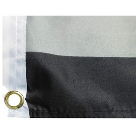 Pow Mia Soldier AGSSGA All Gave Some Some Gave All Black Grey Premium Quality Heavy Duty Fade Resistant 3x5 3'x5' 100D Woven Poly Nylon Flag Banner Grommets (RUF)