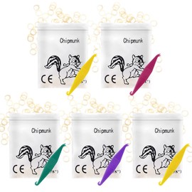 1/8" Orthodontic Elastic Rubber Bands 500 Pack 3.5 Oz, Great for Tooth Gap, Dreadlocks, Dreads, Doll Hair, Braids, Horse Mane Tail + 5 Pcs Elastic Placer