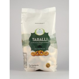 Terre Di Puglia, Crackers Taralli Extra Virgin Olive Oil, 250 Gram