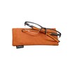 Calabria 6904 Flexie Bendable Reading Glasses +1.00 Orange Men Women