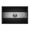 El Salvador Flag - Black and White - Distressed |