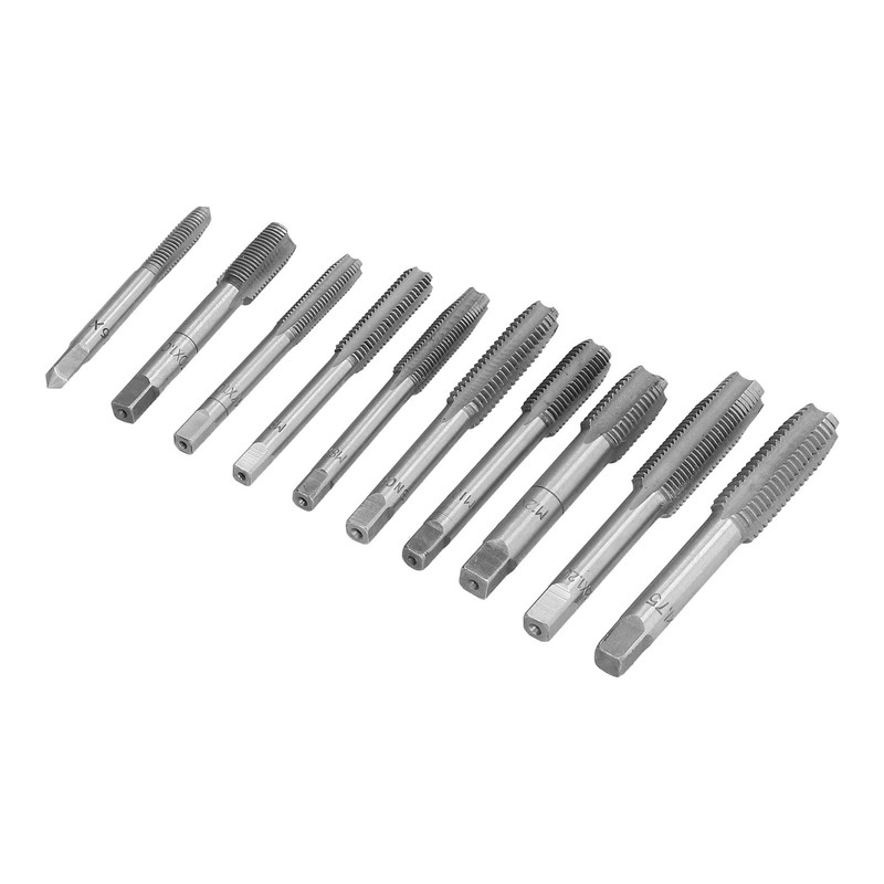 Hand Tap Set HSS Screw Thread Cutter Tapping Bit Manual