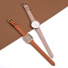 BISONSTRAP Elegant Leather Watch Straps, Quick Release, Watch Bands for