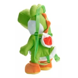 Bioworld Mochila Yoshi Peluche Infantil De Viaje Para Niño Color Verde