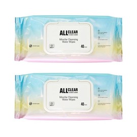 1+1 The Face Shop All Clear Micellar Cleansing Water Tissues (40 sheets) / 1+1 더페이스샵 올클리어 미셀라 클렌징 워터 티슈 40매
