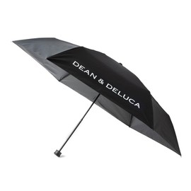 Dean & Deluca Folding Umbrella (Sun or Rain) Black Parasol Folding Umbrella