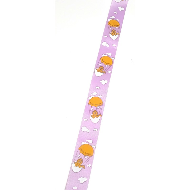 Ribbon 25 m x 40 mm Lilac Easter Chick Easter