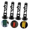 Totority 6pcs Bin Latch Wheelie Trash Hinges Plastic Trash Can