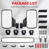 OFIG UTV Side Mirrors And UTV Center Mirror for 1.75"