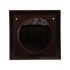 Vent Systems 4" Inch Brown Exhaust Vent Cover Dryer Vent
