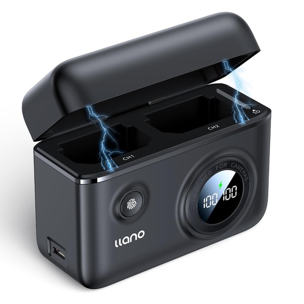 llano 18W Fast Dual Camera Battery Charger for DJI Osmo