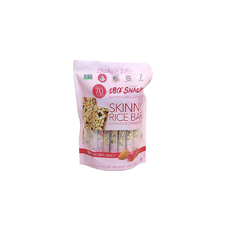 180 Snacks Skinny Rice Bar with Himalayan Salt 2 Variety