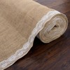 AK TRADING CO. 40" Wide Natural Burlap Wedding Aisle Runner