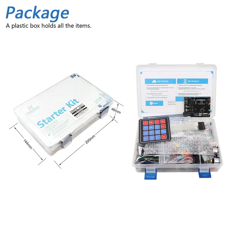 FREENOVE Ultimate Starter Kit with Board V4 (Compatible with Arduino