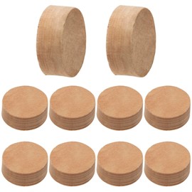 10Pcs Yootones Trumpet Water Key Waterkey Spit Valve Cork Pad Set Compatible with Trumpet Trombone Repairing Parts (10mm*4mm)