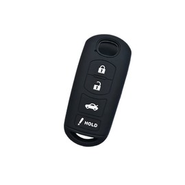 Refaccionaria Vazquez Funda Silicón Para Llave Mazda 2 3 6 Cx3 Cx5 Cx9 (4 Botones)