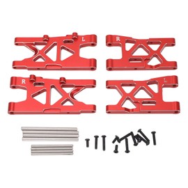 RC Front Rear Suspension Arms Set Professional Aluminium Alloy Front Rear Arms for ARRMA Mojave 4X4 4S BLX 1/8 RC Car Red