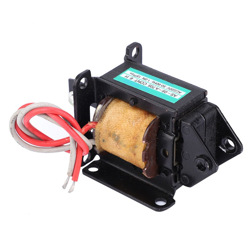 AS-05 A AC Push Pull Solenoid Electromagnet 220VAC 1N 15mm