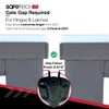 Safetech Hardware MegaKlik Self Closing Gate Hinges | Self-Aligning Heavy