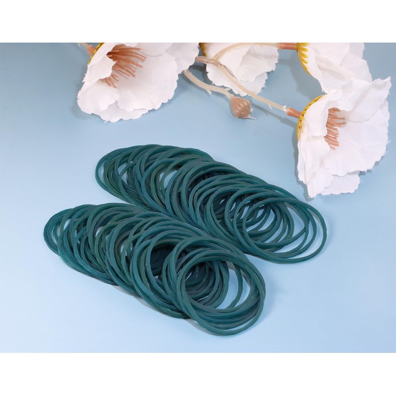 ONLYKXY Natural Rubber Bands,Soft Elastic Bands Hair Ties for Hair