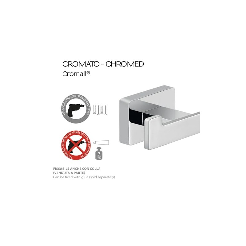 Gedy G-atena 44261300200 Double Coat Rack