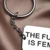 LParkin The Future is Female Stainless Steel Keyring Feminist Gift