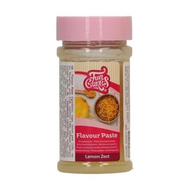 FunCakes Pasta Aromatizzante Zeste di Limone: Aroma Alimentare, Gusto Intenso, Ottima per Decorare Torte, Ottimale per Impasti e Farciture, 100 g