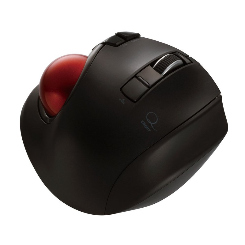 Digio2 Q Small Trackball 2.4GHz Wireless Mouse Quiet 5 Buttons