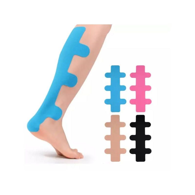 Achilles 아킬레스건 보호 테이핑 운동패치 스포츠 근육테이프 [블루] Achilles Tendon