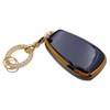 OVIOBOER for Subaru Key Fob Cover with Keychain Black Soft