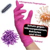 Nitras Medical 8327 Candy Wave Nitrile Disposable Gloves Magenta Pack