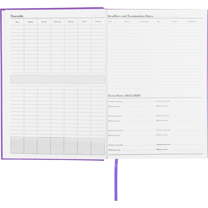 Star Note 2025-2026 A5 Week to View Academic Diary School