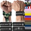 TECEUM Lifting Wrist Straps with Neoprene Padding Support – Camo