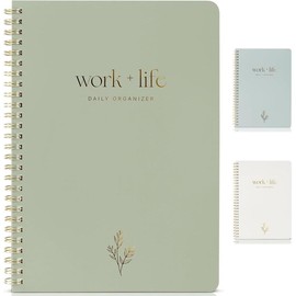 Beautiful Daily Planner and To Do List Notebook For Work And Life - The  Undated Planner to Easily Organize Business Tasks and Appointments - Stylish Office Organizer and School Supplies for Women - Color: Sage