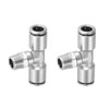 YOKIVE Pack of 2 Push-to-Connect Fittings, 1/4 Inch NPT Male