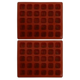 2 Piezas Moldes Para Cubitos De Hielo Molde De Hielo De Silicona Reutilizable Superficie Lisa Para Desmoldar Fácil Para Congelador Bebidas Y Fiesta